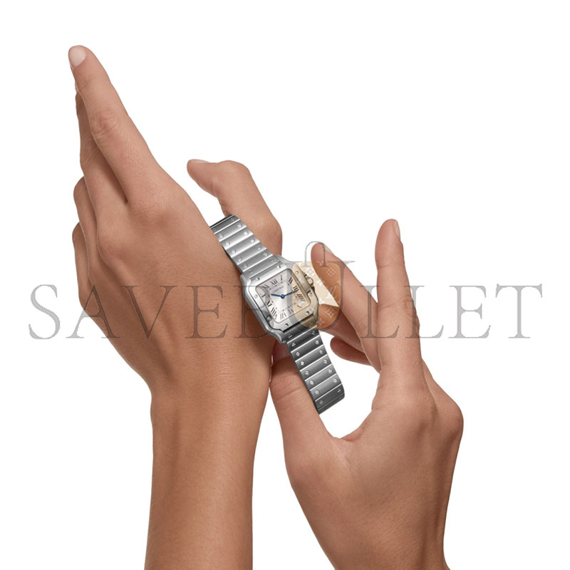 Ca*t1er santos de watch 27mm x 34.5mm ref. wssa0082